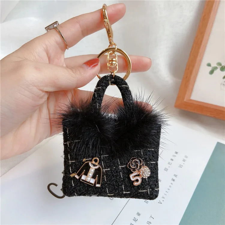 Luxury Mink Bag Charms