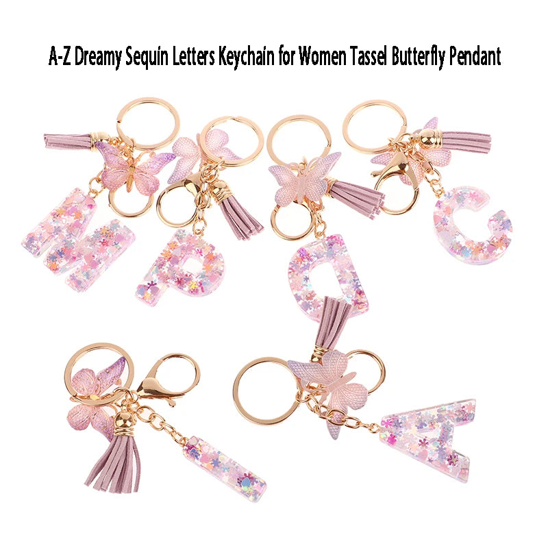 A-Z Dreamy Sequin Letters Charms