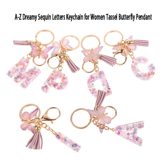 A-Z Dreamy Sequin Letters Charms